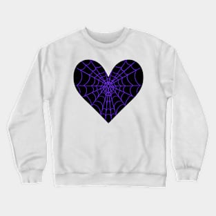 Spider Web Heart V4 Crewneck Sweatshirt